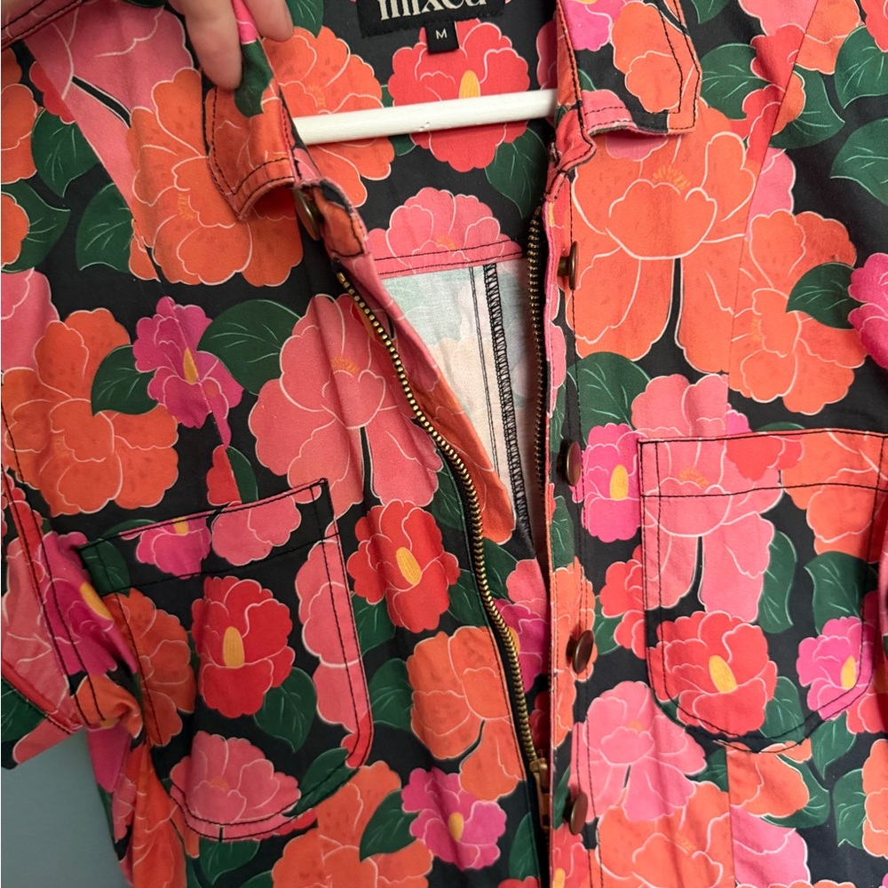 Mixed by Nasrin size M Classic Jumpsuit in Ruby - Picture 10 of 12